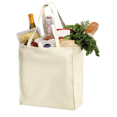 Port Authority® Ideal Twill Over-the-Shoulder Grocery Tote.