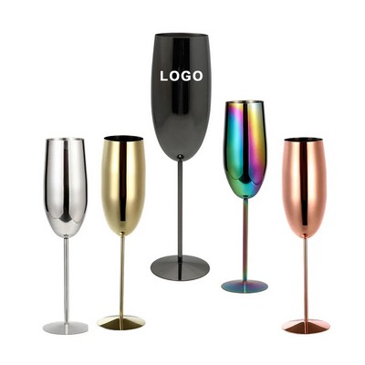 9.47 Oz Stainless Steel Wine Goblet