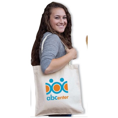 Canvas Shopper W/ Gusset